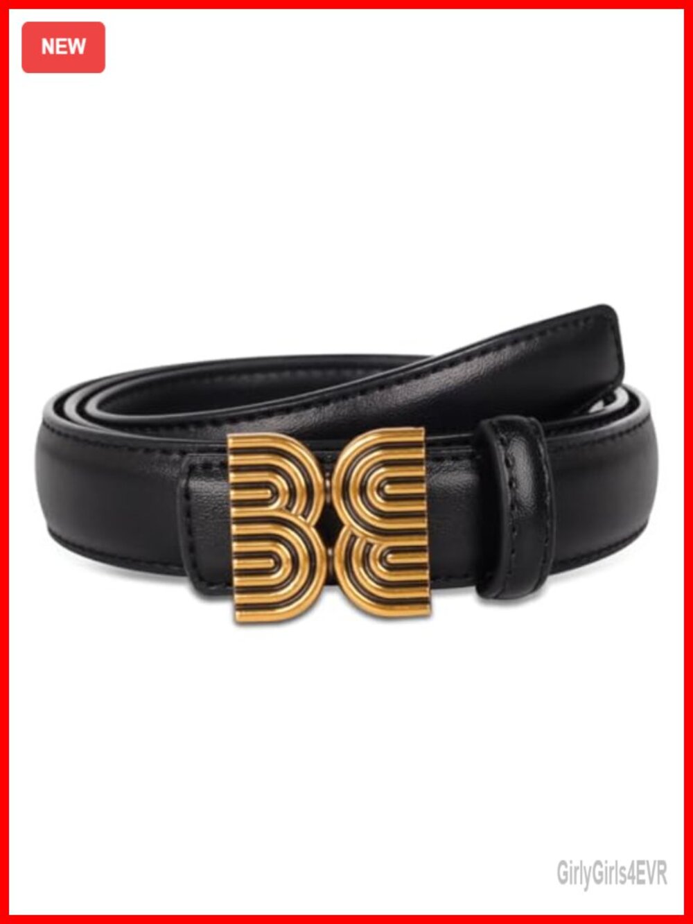 Genuine Leather Belt Adjustable Buckle for Pants & Skirts Versatile Daily Wear